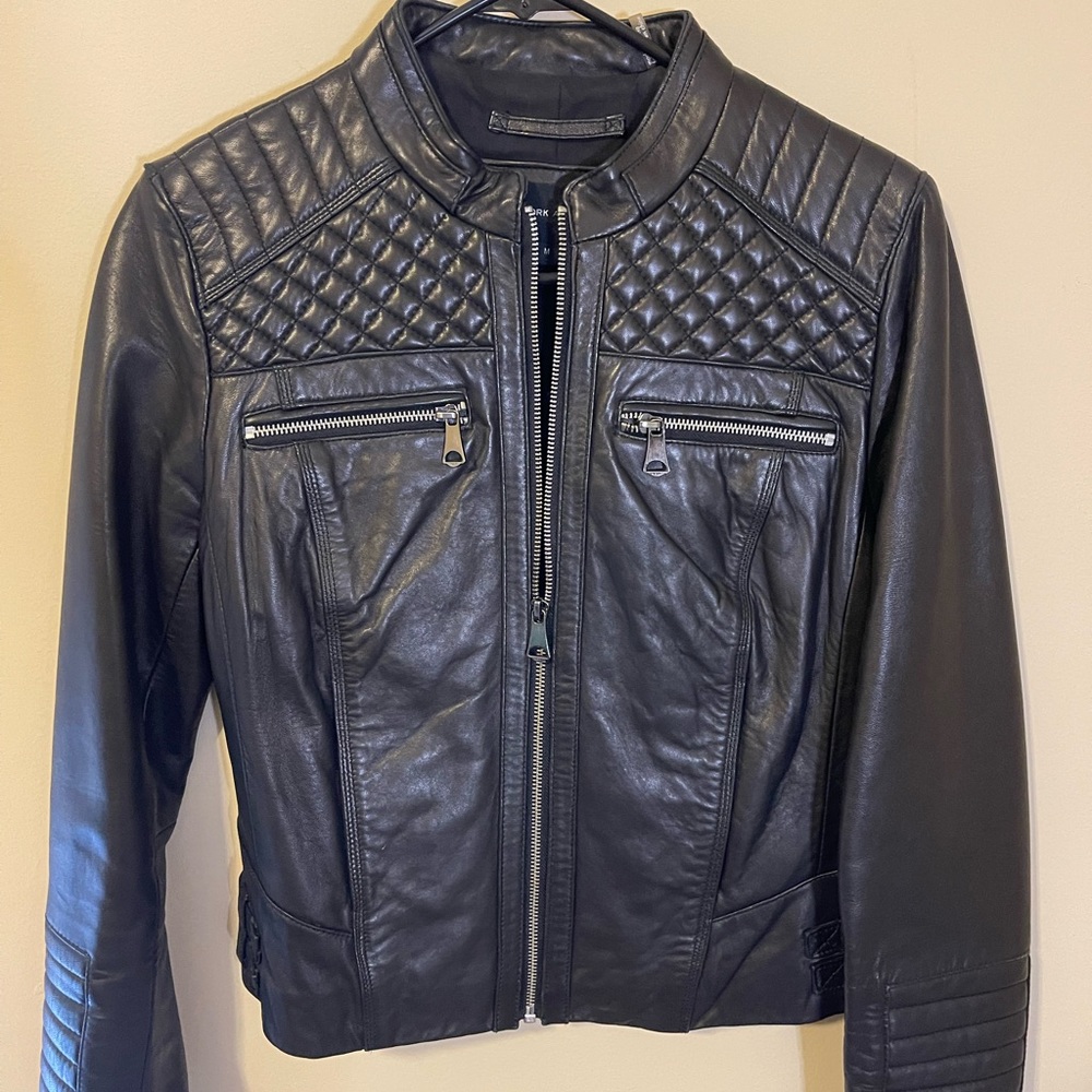 Andrew Marc Leather Moto Jacket